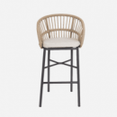 Taburete de Jardín Apilable Arete- Color Beige- Terrazza®- Exterior  TERRAZZA COLLECTION