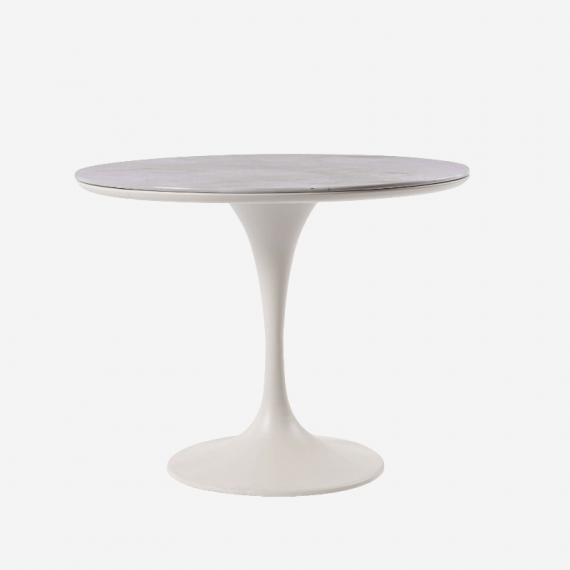 Mesa de Jardín Redonda ópera- 90 Cm ø- Color Niebla- Terrazza®- Exterior  TERRAZZA COLLECTION