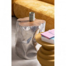 Mesa Auxiliar Redonda Cubik- 35 Cm ø- Tablero de Madera- Terrazza®- Interior y Exterior  TERRAZZA COLLECTION