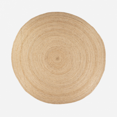 Alfombra Redonda Ghali- 300 Cm ø- Color Yute Natural- Terrazza®- Interior  TERRAZZA COLLECTION