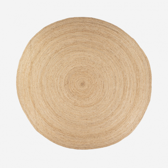 Alfombra Redonda Ghali- 300 Cm ø- Color Yute Natural- Terrazza®- Interior  TERRAZZA COLLECTION