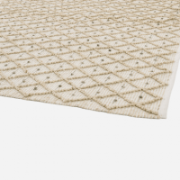 Alfombra Rectangular Sumak- 160 X 230 Cm- Estampado en Rombo con Color Natural- Terrazza®- Interior y Exterior  TERRAZZA COLLECT