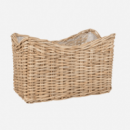 Cesta Decorativa Klados- Ratán Natural- 100 X 52 X 65 Cm- Terrazza®- Interior y Exterior  TERRAZZA COLLECTION