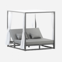 Cama de Jardín con Techo Dolce Vita- Color Antracita- Essentials®  ESSENTIALS