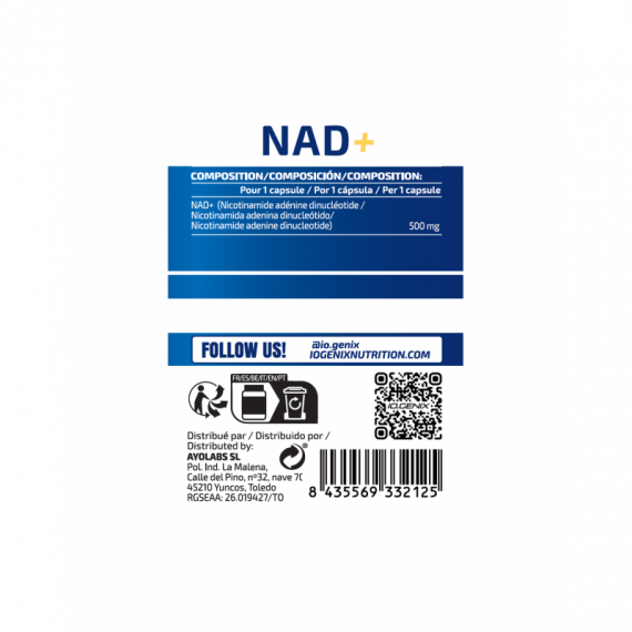 Nad+ 500MG  IO.GENIX - Guanxe Atlantic Marketplace