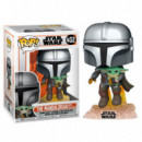 FUNKO Pop Star Wars The Mandalorian Mando Flying With Jet Pack 402