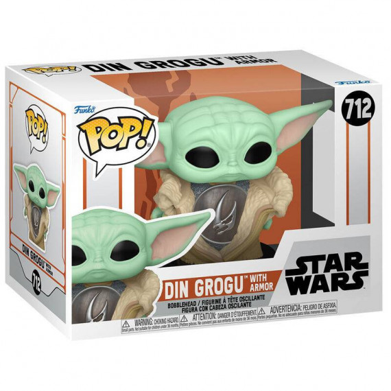 FUNKO Pop Star Wars The Mandalorian Din Grogu With Armor