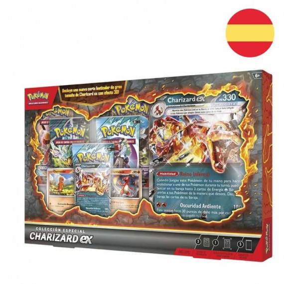 Caja Especial Pokémon Charizard Ex Español  THE POKEMON COMPANY