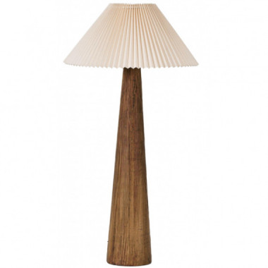 Lampara Pie Pantalla Plisada  PÉREZ ÁVILA