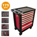 Carro de Herramientas 7 Cajones FARGO TOOLS 175 Pcs