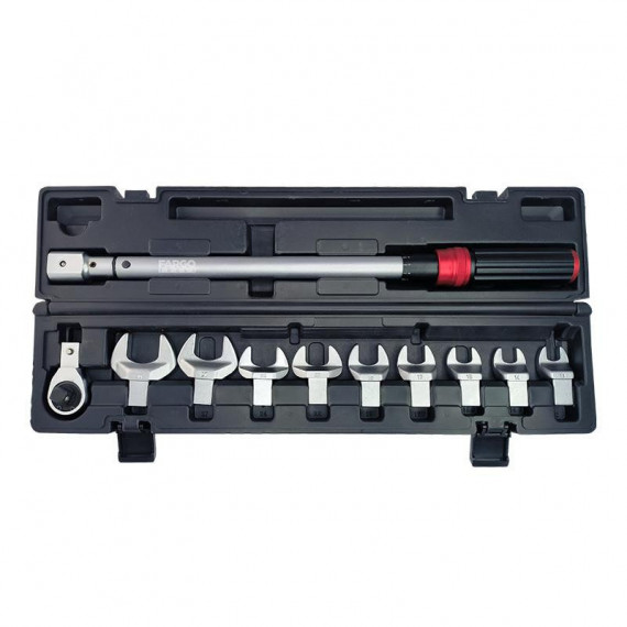 Llave Dinamométrica Cabezal Intercambiable 200NM FARGO TOOLS 11 Pcs