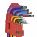 Juego Llaves Torx Colores PAMACON 9 Pcs