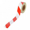 Cinta de Balizamiento Roja/blanca PAMACON 5CM X 33METROS