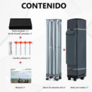 Carpa Profesional HEX.50 con Paredes Negra DONNA GARDEN 3X3 Metros