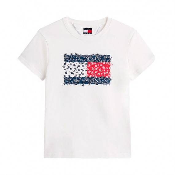 Camiseta con Logo Floral  TOMMY HILFIGER