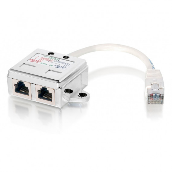 EQUIP Adaptador RJ45 CAT5E 1 Macho a 2 Hembras