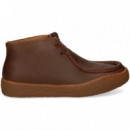 Botin Guallavy Engrasado Marron  CAMPER
