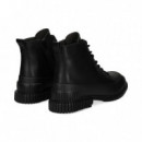 Botin Piel Negro  CAMPER