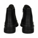 Botin Piel Negro  CAMPER