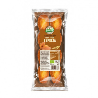 BIOCOP MAGDALENAS TRIGO ESPELTA 8UD BIO - 180GR REF: B6836