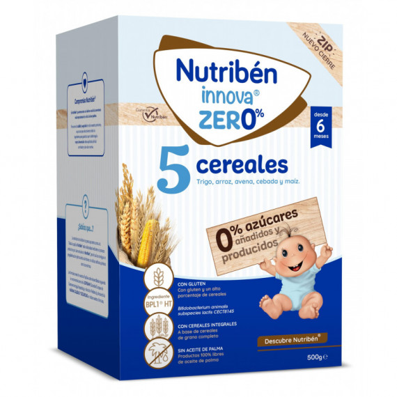 NUTRIBEN Innova 5 Cereales 0% 1 Envase 500 G