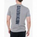 Camiseta CALVIN KLEIN Word Gris