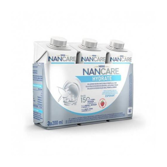 Nancare Hydrate Liquido 3 Envases 200 Ml  NESTLE NUTRITION
