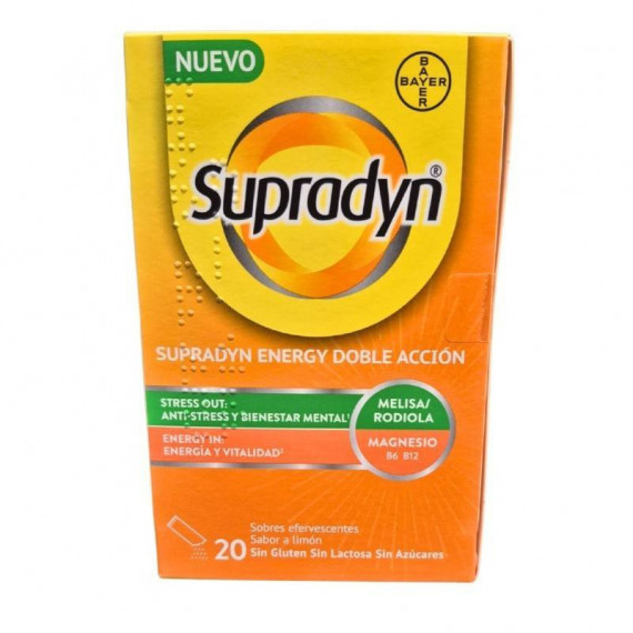 SUPRADYN ENERGY DOBLE ACCION 20 SOBRES EFERVESCE
