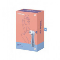 SATISFYER Pro 2 Azul Air Pulse Impermeable IPX7,MODO SILENCIO,11 Programas,recargable