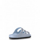 BIRKENSTOCK - Florida D Buckle Exq Lena Hs - Baby Blue - 1030950/BABY Blue