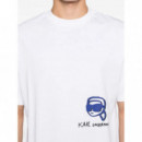 KARL LAGERFELD - T-shirt Crewneck - 10 - 755144553225/10