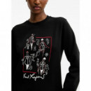 KARL LAGERFELD - Karl Series Sweatshirt - 999 - A3W20065/999