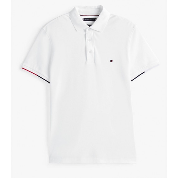 TOMMY HILFIGER - Interlock Flagcuff Slim Fit Polo - Ybr - F|MW0MW39348/YBR