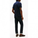 TOMMY HILFIGER - Interlock Flagcuff Slim Fit Polo - DW5 - F|MW0MW39348/DW5