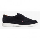 TOMMY HILFIGER - TOMMY HILFIGER Suede Moc T Derby - DW5 - F|FM0FM05495/DW5