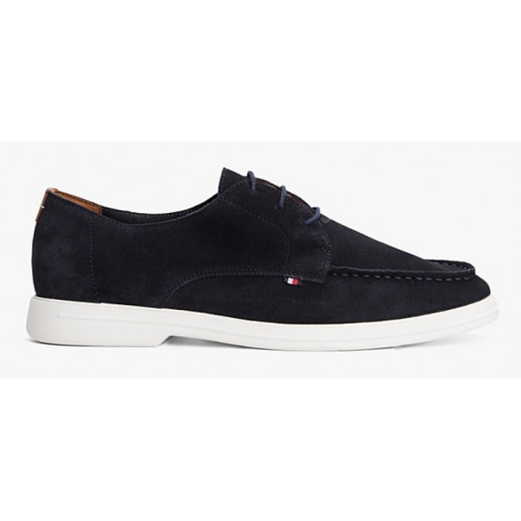 TOMMY HILFIGER - TOMMY HILFIGER Suede Moc T Derby - DW5 - F|FM0FM05495/DW5