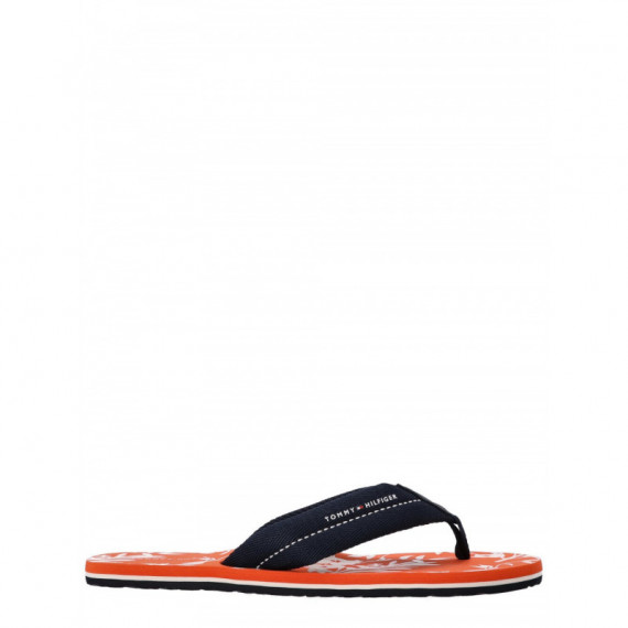 TOMMY HILFIGER - Hilfiger Flw Print Beach Sandal - DW5 - F|FM0FM05507/DW5