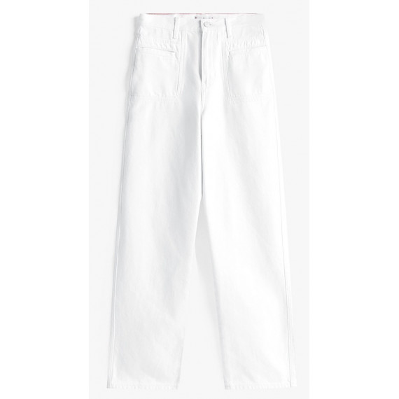 TOMMY HILFIGER - Dnm White Relaxed St - Ybr - F|WW0WW45677/YBR