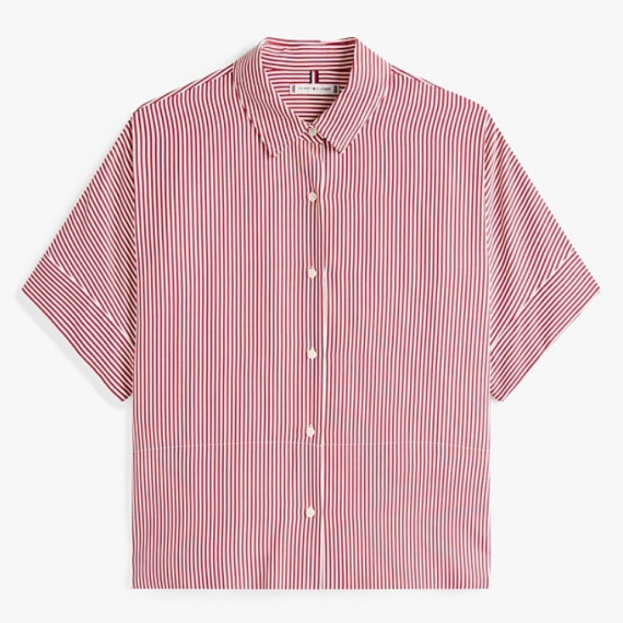 TOMMY HILFIGER - Soft Viscose S/s Shi - 0EV - F|WW0WW45883/0EV