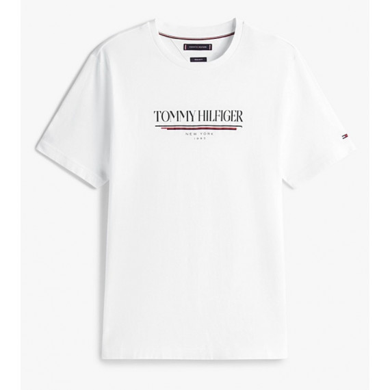 TOMMY HILFIGER - Brand Love Hilfiger Tee - Ybr - F|MW0MW40324/YBR