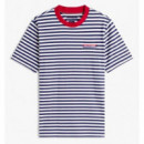 TOMMY HILFIGER - Americana Graphic Striped Tee - 0FA - F|MW0MW40705/0FA