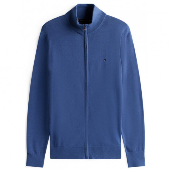 TOMMY HILFIGER - Essential Cotton Zip Thru - Dbz - F|MW0MW36517/DBZ