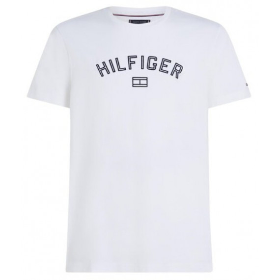 TOMMY HILFIGER - Hilfiger Flock Tee - Ybr - F|MW0MW39357/YBR