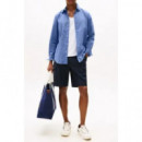 TOMMY HILFIGER - Flex Poplin Mini Print Rf Shirt - C7G - F|MW0MW39438/C7G