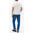 TOMMY HILFIGER - Outline Flag Script Tee - Ybr - F|MW0MW39360/YBR