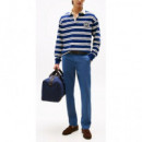 TOMMY HILFIGER - Denton Printed Structure Chino - Dbz - F|MW0MW39700/DBZ