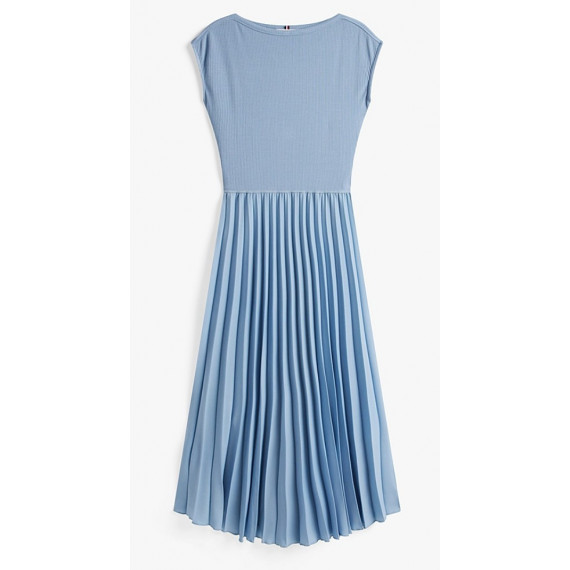 TOMMY HILFIGER - 5X2 Rib MIDI F&f Drs - C2B - F|WW0WW44491/C2B