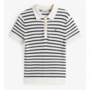 TOMMY HILFIGER - Co Cable Fine Gg Polo S/s Swt - 0FG - F|WW0WW41474/0FG