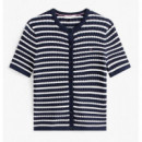 TOMMY HILFIGER - Co Cable Fine Gg S/s C-nk Cardi - 0BB - F|WW0WW45707/0BB