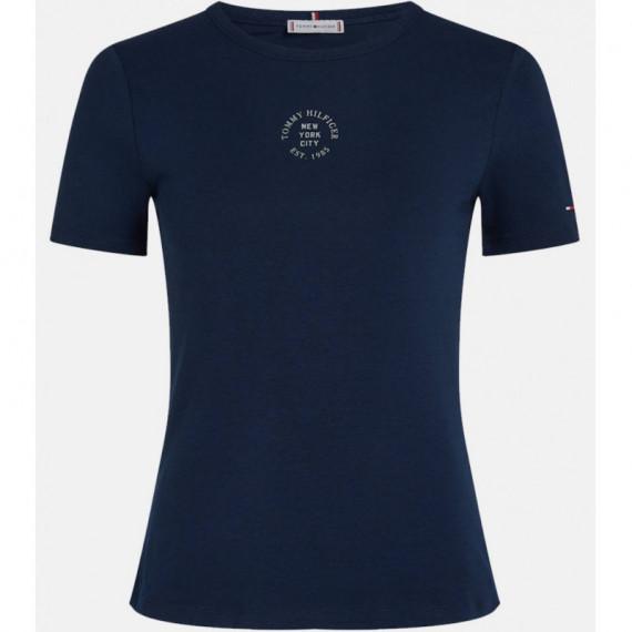 TOMMY HILFIGER - Stamp Logo Slim C-nk Ss Tee - C1G - F|WW0WW45809/C1G